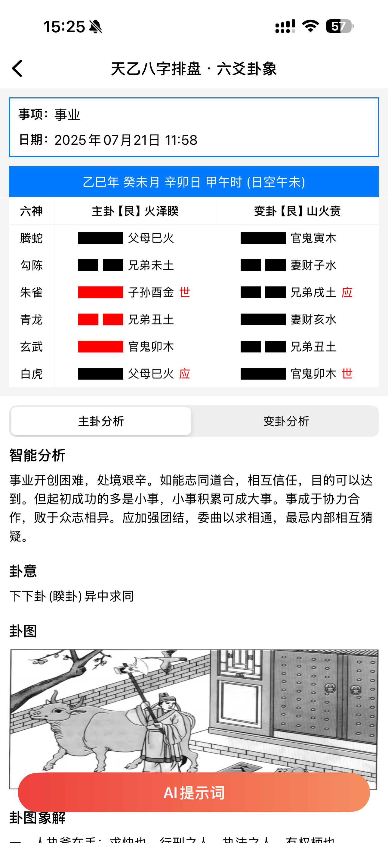 六爻占卜